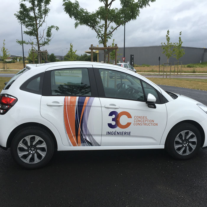 MARQUAGE VEHICULE ANGERS CHOLET TROYES